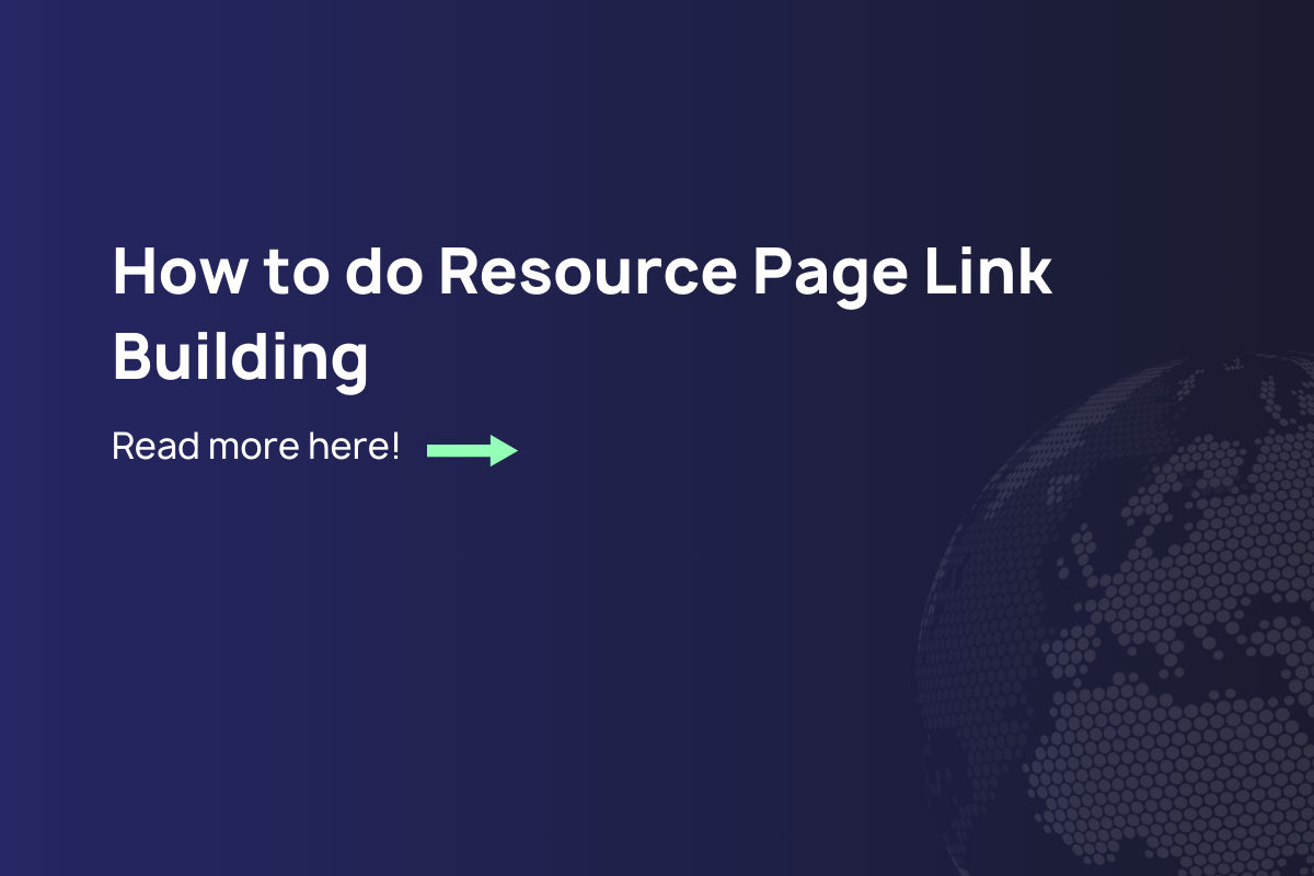 How to do Resource Page Link Building